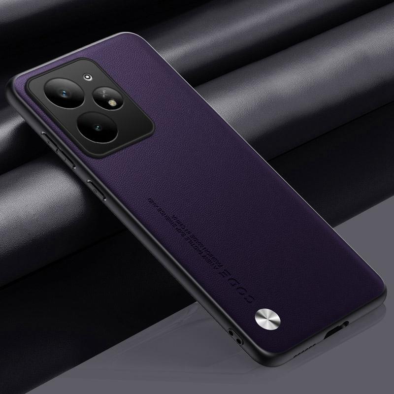 Luxury PU Leather Case For Realme Neo 7 Turbo 5G Back Cover Silicone Shockproof Full Protection Phone Case For Realme Neo7 Turbo