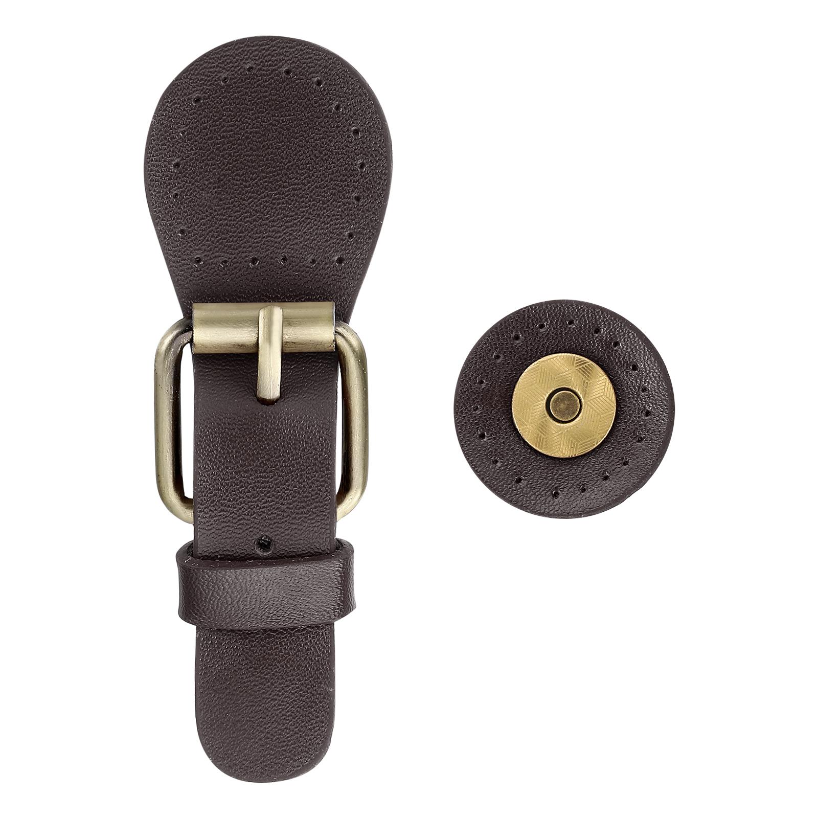 

1/2 шт. Швейные кожаные магнитные кнопки-застежки Швейные застежки для самодельных пэчворк-сумок, фурнитура для замка сумки-хобо 1pc