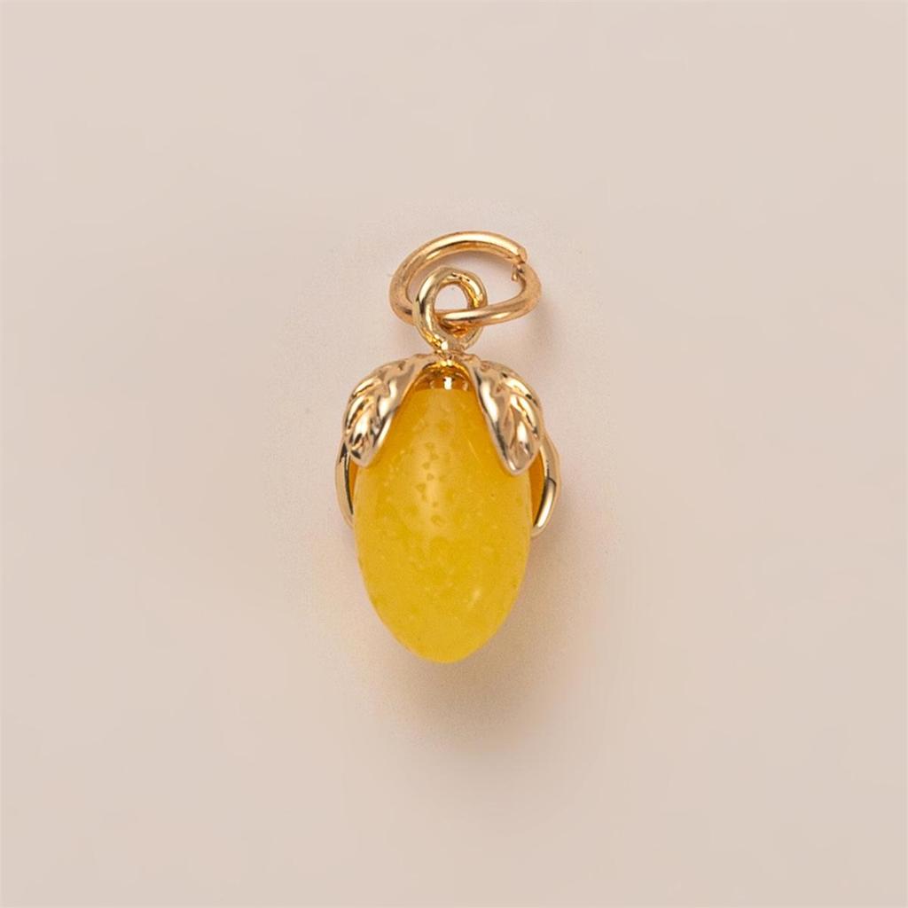 Cross-Border Fresh Fruit Pendant Necklace: Cherry, Pineapple, Orange, Strawberry, Pear Jewelry Accessories