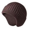 Autumn and winter wool hats, men's and women's solid color ear caps, thickened thermal pullover hats, outdoor riding wool hats, ski hats