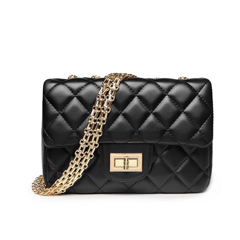 Fashion Korean Style Trendy Diamond Shaped Women's Bag Chain One Shoulder Crossbody Bag