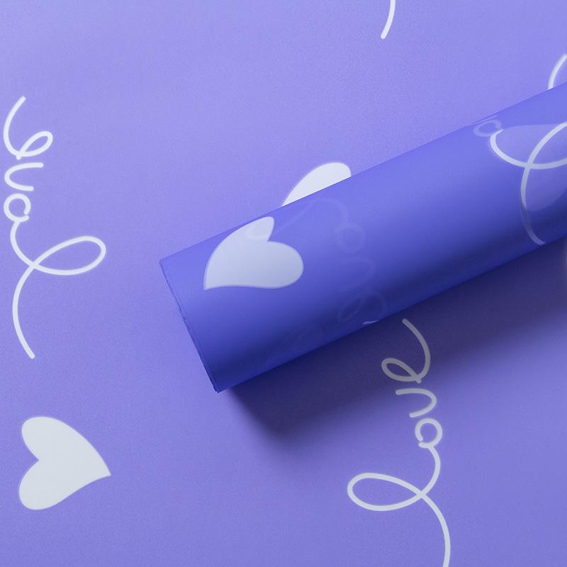 Waterproof Heart & Flower Valentine's Day Gift Wrap - Bouquet & Floral Packaging