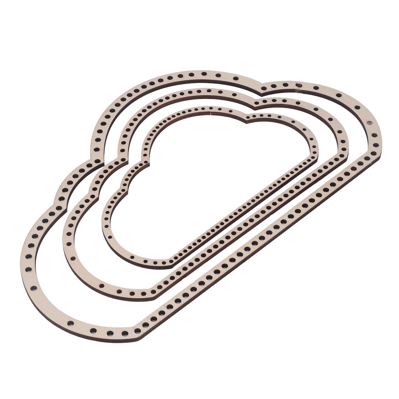 

3 шт. набор для ткацкого станка Cloud, прочная буковая гладкая поверхность, простой в эксплуатации набор для ткацкого станка