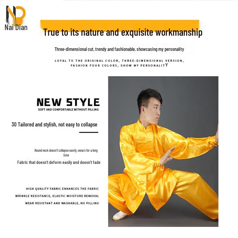 Unisex Tai Chi Uniform für Frühling und Sommer