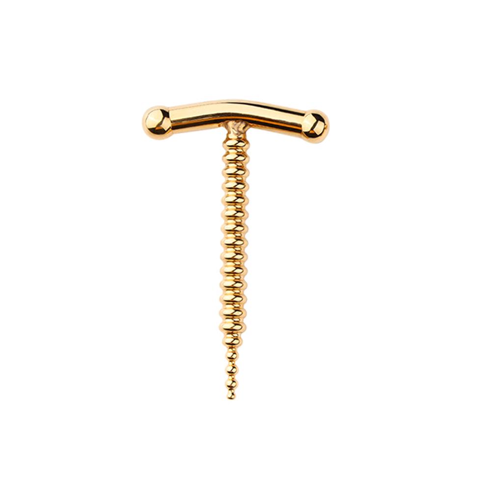Stainless Steel Urethral Sound Metal Glans Plug for Male Stimulation 