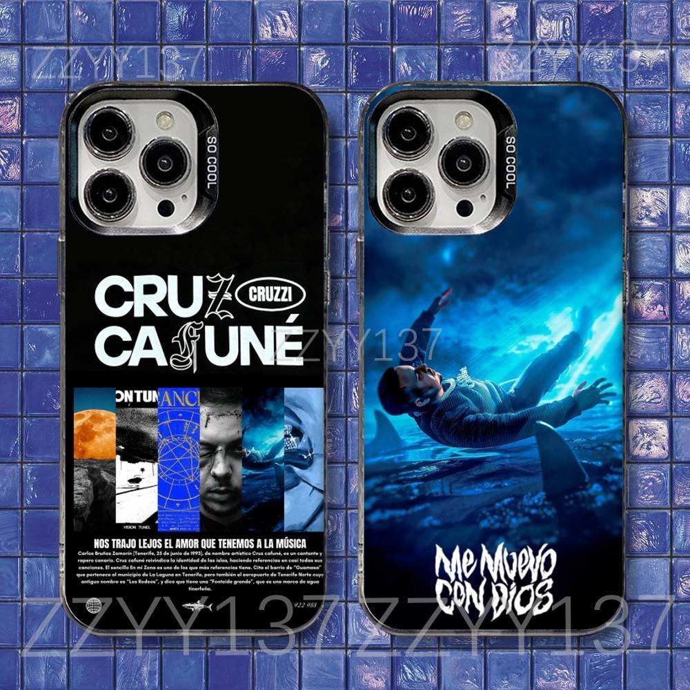 Cruz Cafune Me Muevo Con Dios Phone Case For iPhone 16,15,14,13,12,11,8,7,Pro,Max,Plus,Mini,XS,SE Shockproof Matte Cover