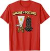 Angine De Poitrine Band Tričko Vintage Hudební Fanoušci Maska na Tričku