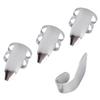 Finger Picks 3Pcs Index Finger 1Pc Thumb Metal Guitar Replace Accessories with Storage Box