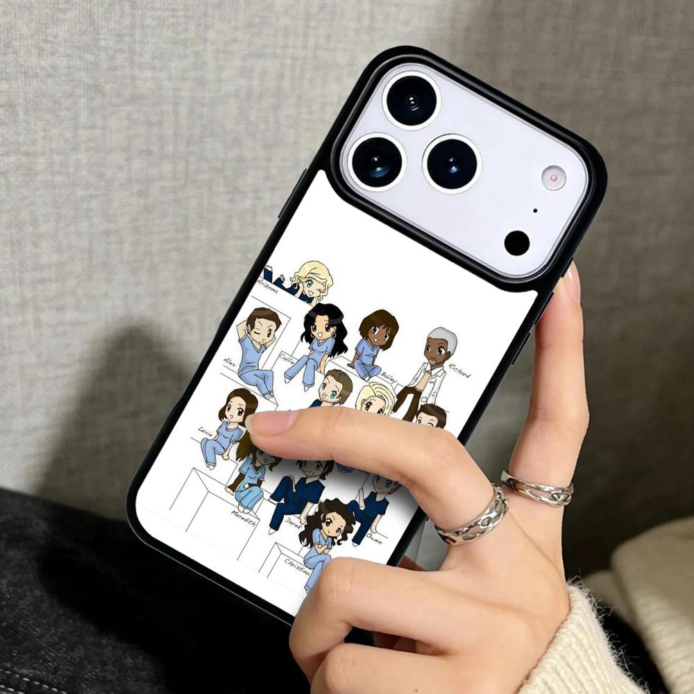 Capa Case for iPhone 17 Air 16 Pro Max 15 Plus 11 13 Mini 14 12 Back Phone Cover American TV Greys Anatomy