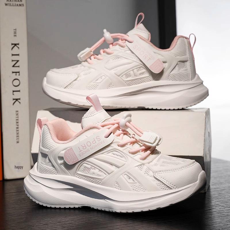 Scarpe Sportive da Bambina in Rete Traspirante a Marchio Domestico Co-branded - Collezione Primavera/Estate 2025