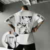 T-shirt Grafica Anime One Piece Luffy Zoro Sanji Uomo Donna Manica Corta Tee Harajuku Streetwear Top Casual Y2k 2026 Estate Nuova