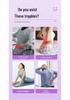 Cross-border Lumbar Support: Waist & Spine Corrector with Back Massage & Traction Fitness Equipment.