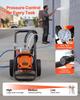 Diaphragm Airless Paint Sprayer, 2000 W Efficient Cart Airless Paint Sprayer, 3300 Psi High Pressure, with Extension Pole, Cleaning Needle and Brush,