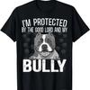 Bully XL Pitbull Beschützt durch den Herrn Und Mein American Bully T-Shirt