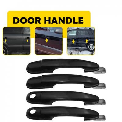 4Pcs Outside Door Handle Black for Hyundai Tucson 2.7L 2.0L 2005 2006-2009 New