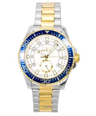Orologio da Uomo Pro Diver Bicolore Acciaio Inossidabile Quadrante Bianco Quarzo 47127