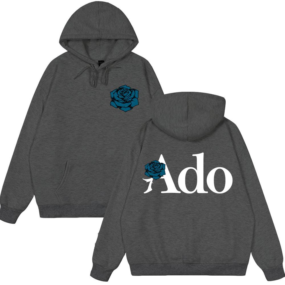 2025 Hot Sale Ado Blue Rose World Tour 2025 Hibana Hoodies Men Women Clothing Fashion Style Hooded Sweatshirts Casual Pullovers