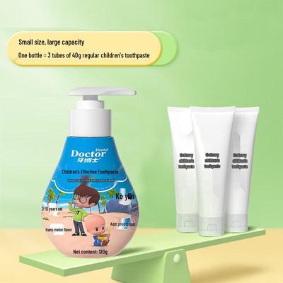 Dr. Dental Children's Probiotic Anti-Cavity Toothpaste & Toothbrush Set (Hami Melon)