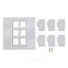 High Definition Multimedia Interface Wall Plate Professional 4K 3840x2160 60HZ 6 Port Keystone Wall 