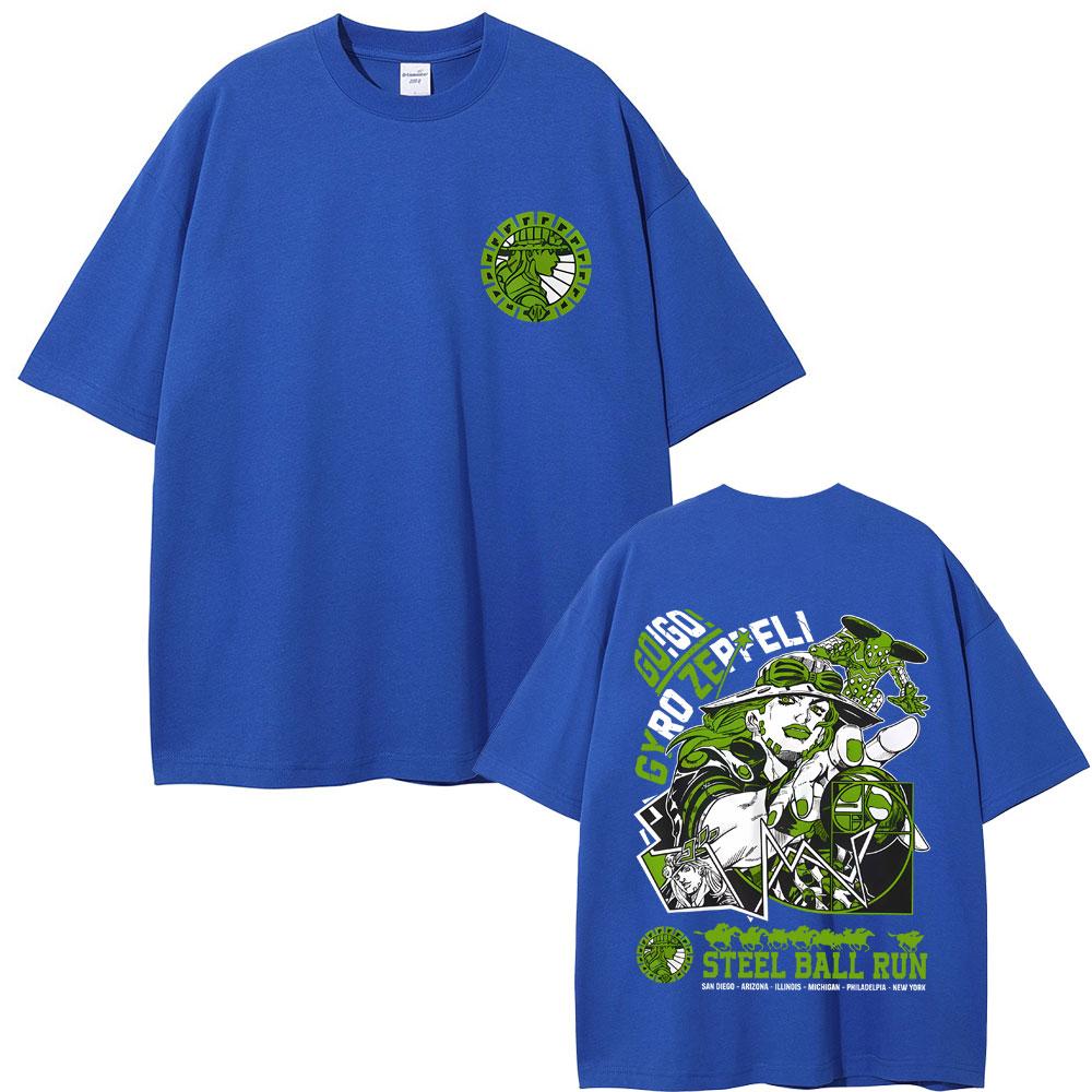 Anime JoJos Bizarre Adventure Jolyne Jotaro Graphic Tshirt Men Women Manga Fashion Vintage Tshirts Mens Oversized Tee Shirt