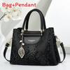 Pu Snake Skin Handbag With Zipper Closure For Daily Casual Use