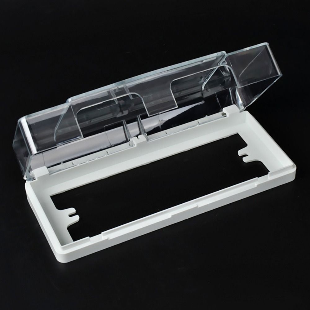 Nástěnný ochranný kryt vypínače Plastový kryt elektrické zástrčky Box odolný proti stříkající vodě Koupelna