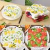 Serviettes de Fête Imprimé Fruits 20 Feuilles 33x33cm 2 Plis Biodégradables Serviettes de Déjeuner Décorations d'Anniversaire pour Barbecues d'Été et Baby Showers