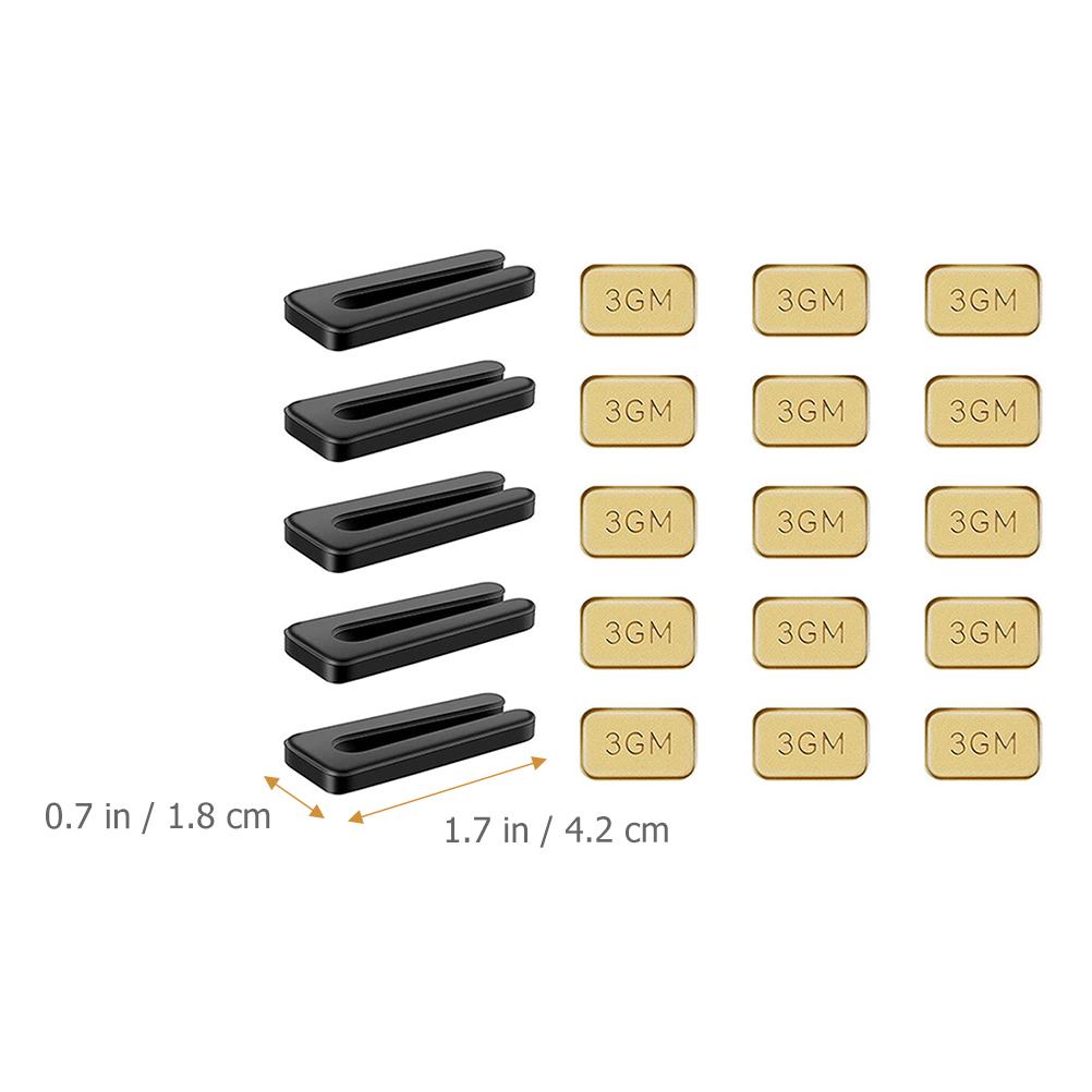 5 Sets Ceiling Fan Balancing Kit Fan Balancing Clip and Self-Adhesive Weights Kit