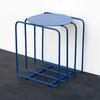 Modern Minimalist Iron Side Table Creative Luxury Small Metal Coffee Table for Small Apartments Baking Paint Finish