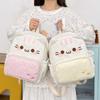 3D Ears Design Cartoon Schoolbag Large Capacity Kawaii Rucksack Cat Backpack  Badge Collectors