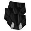 Sanitary for Heavy Day Night Waterproof Full Plus Sizes Available [TiCitrus] Women's Shorts, 3-Pack, Cotton, High-Waisted, Leak-Proof, Flow, & Use,