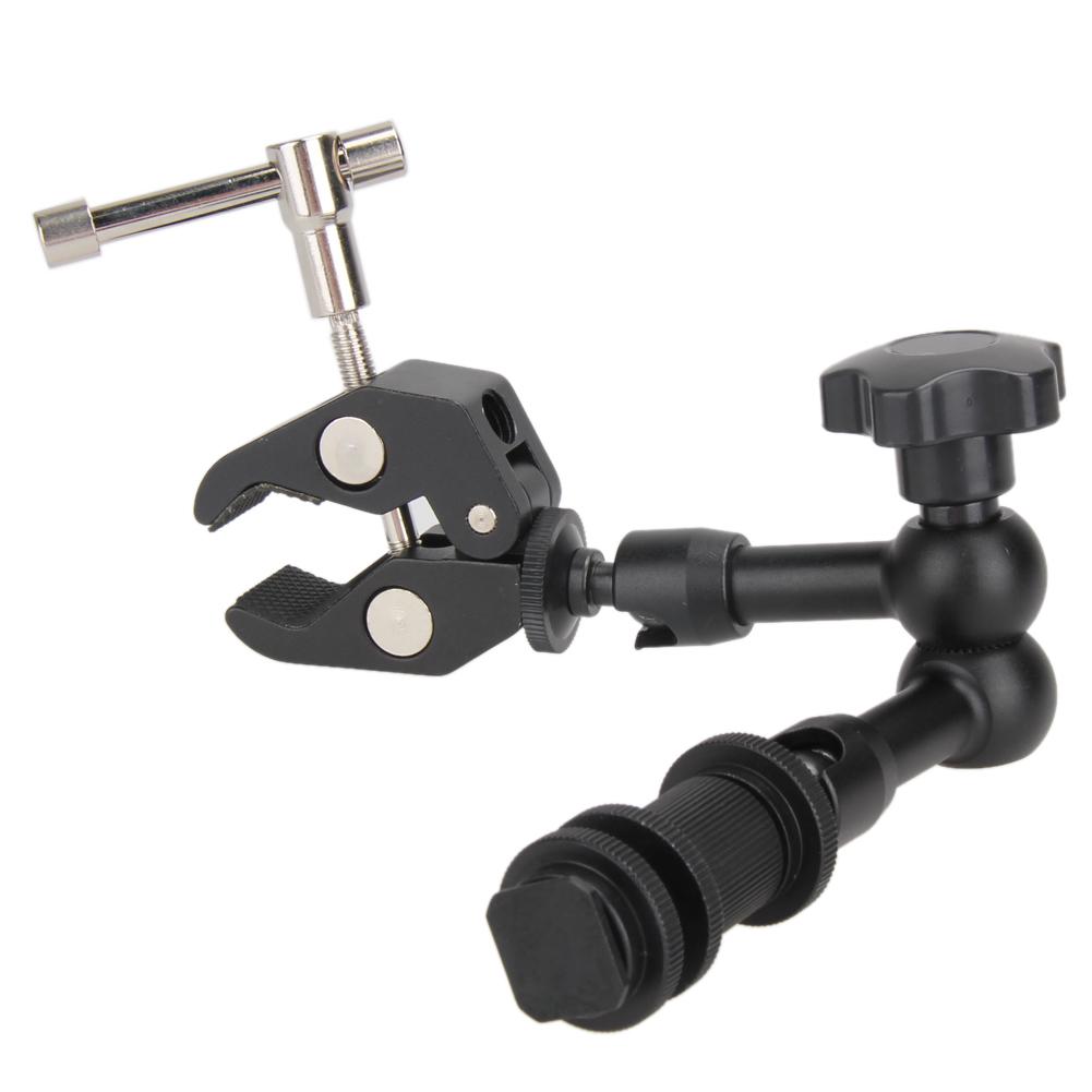 Andoer Mini Schnellwechselplatte f/ür LCD Monitor Magic Arm Licht Kamera