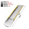 Ruedamann Bike 100cm 300kg Load Lightweight Aluminum Ladder Rails with for Lawn and Farm in and for Loading Light Trucks Ladder, Long, Capacity,