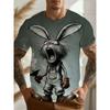Summer Mans Animal Cat T-shirt Creative 3D Printed Short Sleeved T-shirt Fashionable Comfortable Soft Breathable Large Loose T-shirt
