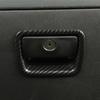 Carbon Fiber Co-pilot Storage Box Handle Cover Trim For 2010-15 Chevrolet Camaro