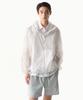 [City Leisure] Airweight Sheer Windbreaker Jacket [White]