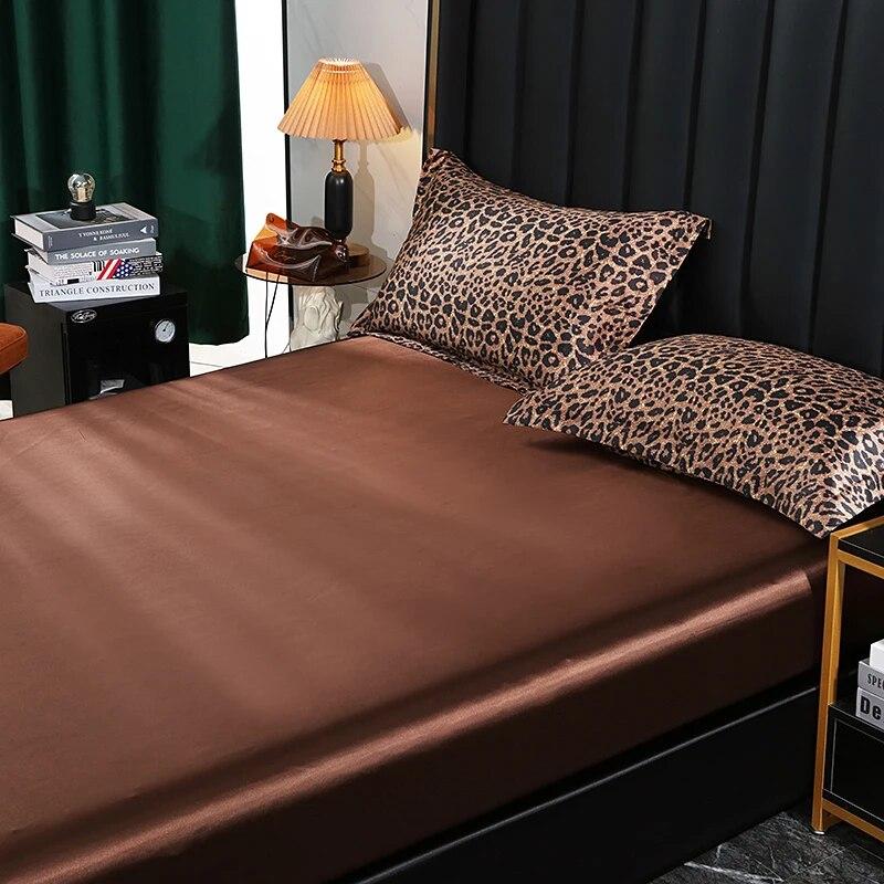 Cearșaf de pat din mătase de dud cearșaf de pat super moale și mătăsos pentru pat dublu queen-size, cuverturi de pat de culoare solidă, fără față de pernă