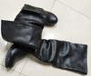 Sapatos Medievais Masculinos Femininos Botas de Cano Alto Botas Planas Masculinas Retrô Cowboy Couro Sintético Preto Marrom Cosplay