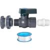1 Set, PVC Water Barrel Spigot Kit, Connector Drain Adapter with Inner Connection for Garden, Rain Barre, Garden Tool Supplies