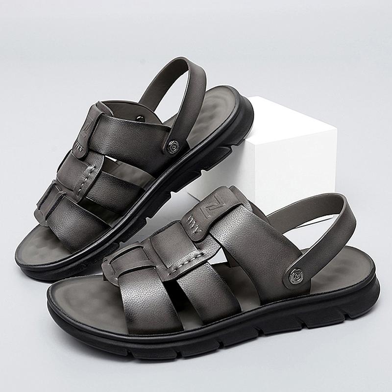 Fashion High Quality Brand Men's Beach Sandals Anti Slip Fishing Camping Shoes Versatile Breathable Men's Outdoor Leisure Shoes