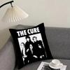 TThe CureS Rock Band Cushion Cover Pillowcase Ultra Soft Skin Friendly Fabric Cloud Like Comfort Concealed Zipper