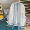 Women Star Print Nylon Backpack Cute School Bag Travel Daypack for Girls