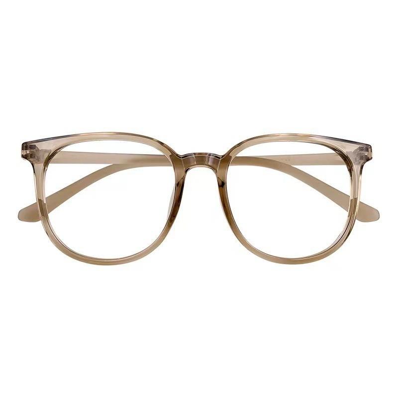 2PCS Korean Pochromic Transition Glasses Fashion High-End TR Ultra-Light Graded Eyeglasses For Men Women