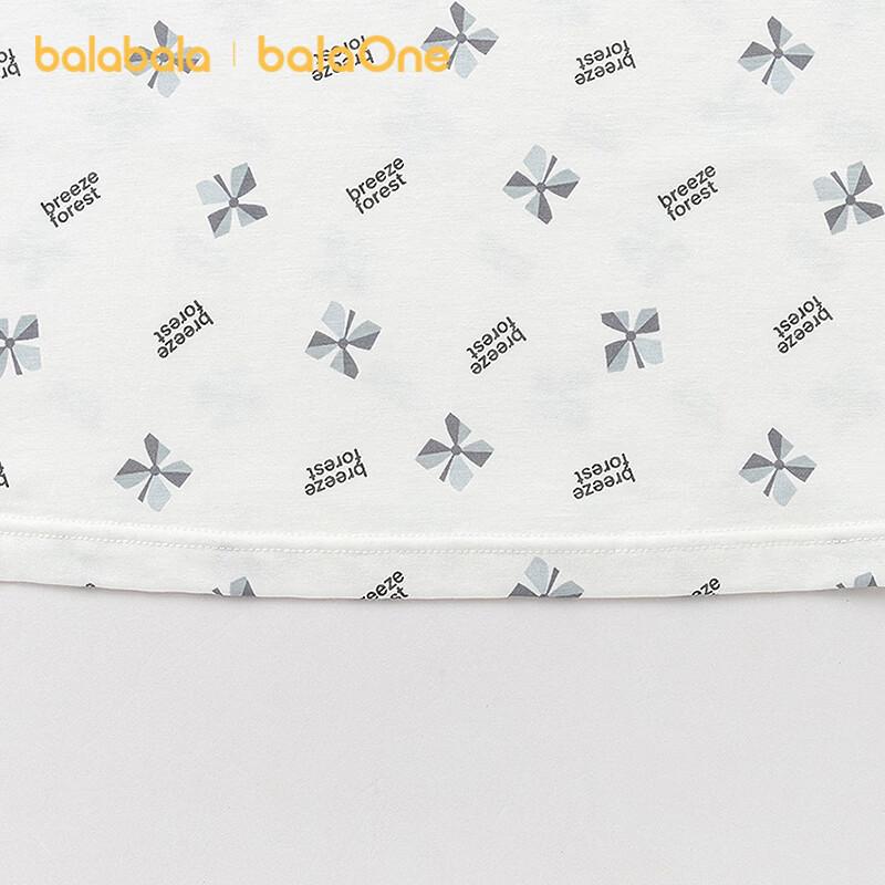 Balabala Kids Summer Pajama Set Air Conditioning Clothes Boys Girls Homewear Baby Short Sleeve Shorts Comfortable
