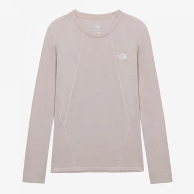 Bain Long Sleeve Tee Pale Peach