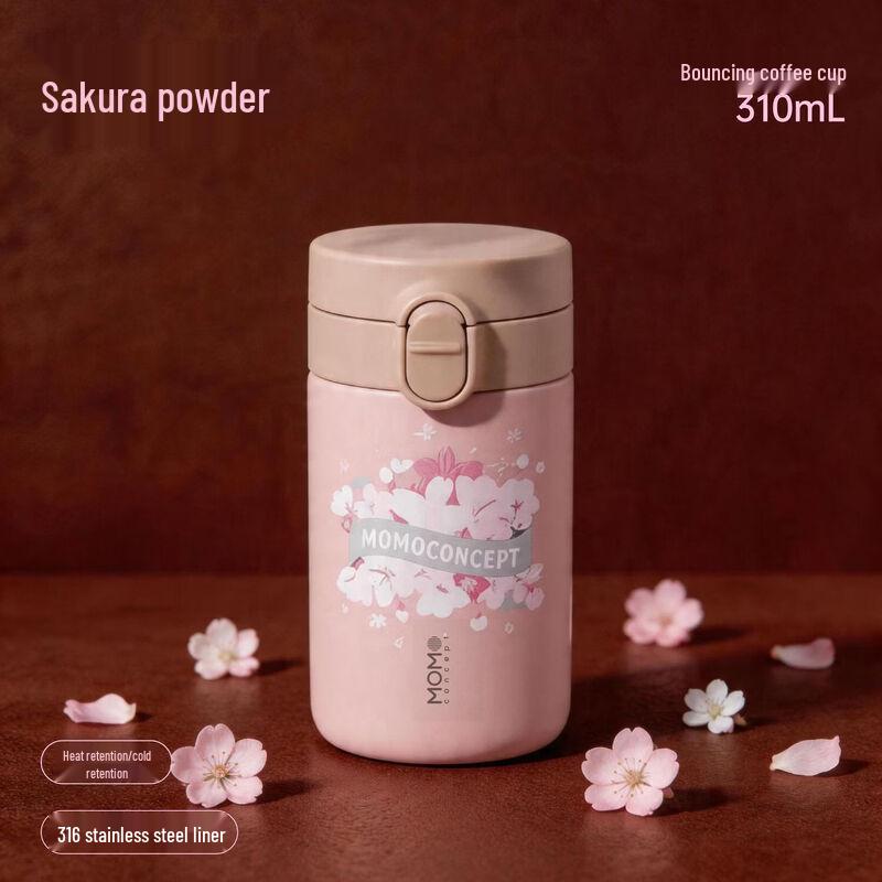 MOMOCONCEPT Sakura Limited Edition Pop-up Lid Coffee Cup