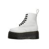 Dr. Martens 1460 Pascal Pisa Combat Boots White Women's 26925113