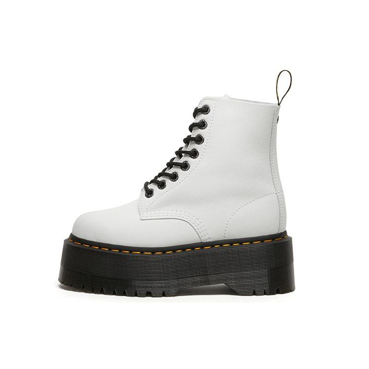 Dr. Martens 1460 Pascal Pisa Combat Boots White Women's 26925113