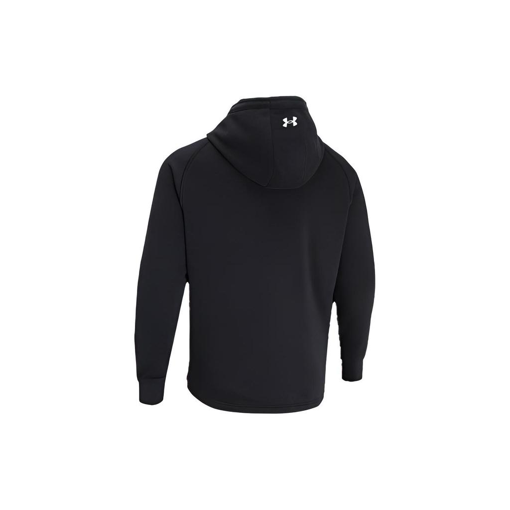 Under Armour Pánská prodyšná mikina s kapucí Project Rock Charged Cotton Fleece Černá 1367033-001