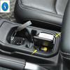 Black Plastic Car Front Seat Water Cup Holder Storage Container Box Cover Interior Accessories For Jeep Wrangler JL 2018 -
